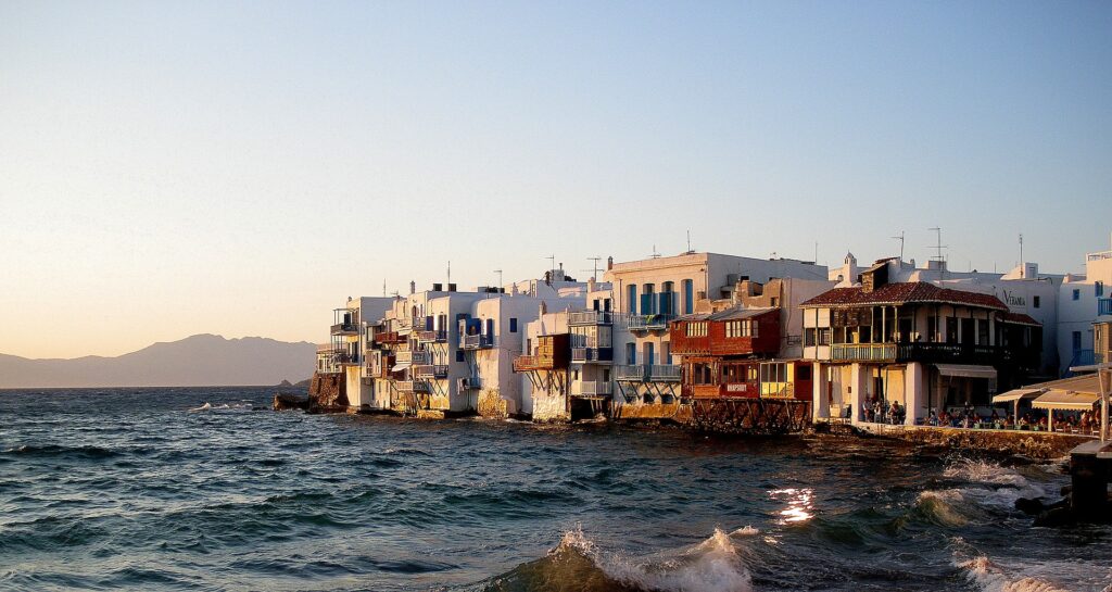 sailing in cyclades